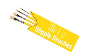 Ag4306 Stipple Brushes Yellow