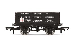 r60025 1 burnyeat brown 6 plank wagon